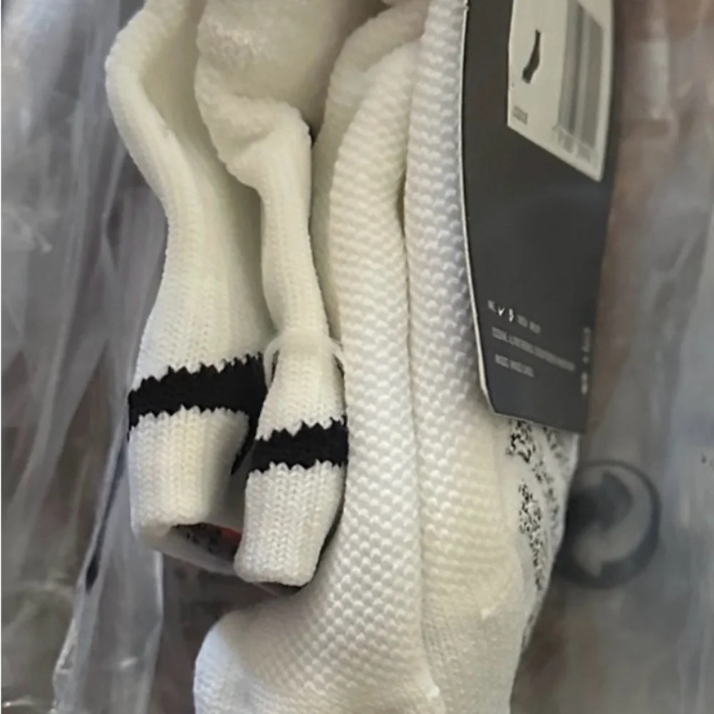 Nike NBA White Crew Socks - 1 Pair L 8-12 or XL Size 12-15 Mens Avail- BRAND NEW